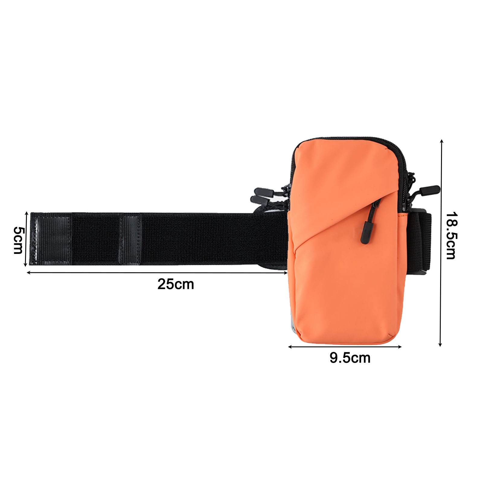 Sacoche téléphone portable sport bras de fer grande capacité économies léger stable co