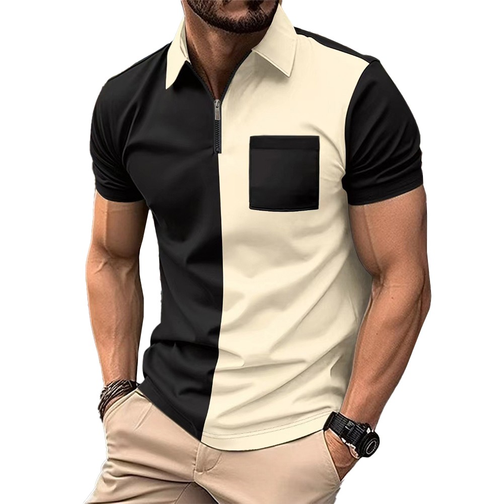 Comfy Fashion Hot New Stylish Men’s T Shirt Male Regular Vacation Button