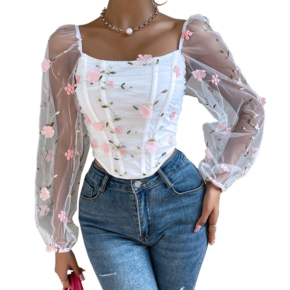 Stylish Womens Tops Top Long Sleeve Microelasticity All Seasons Female - Picture 19 of 36