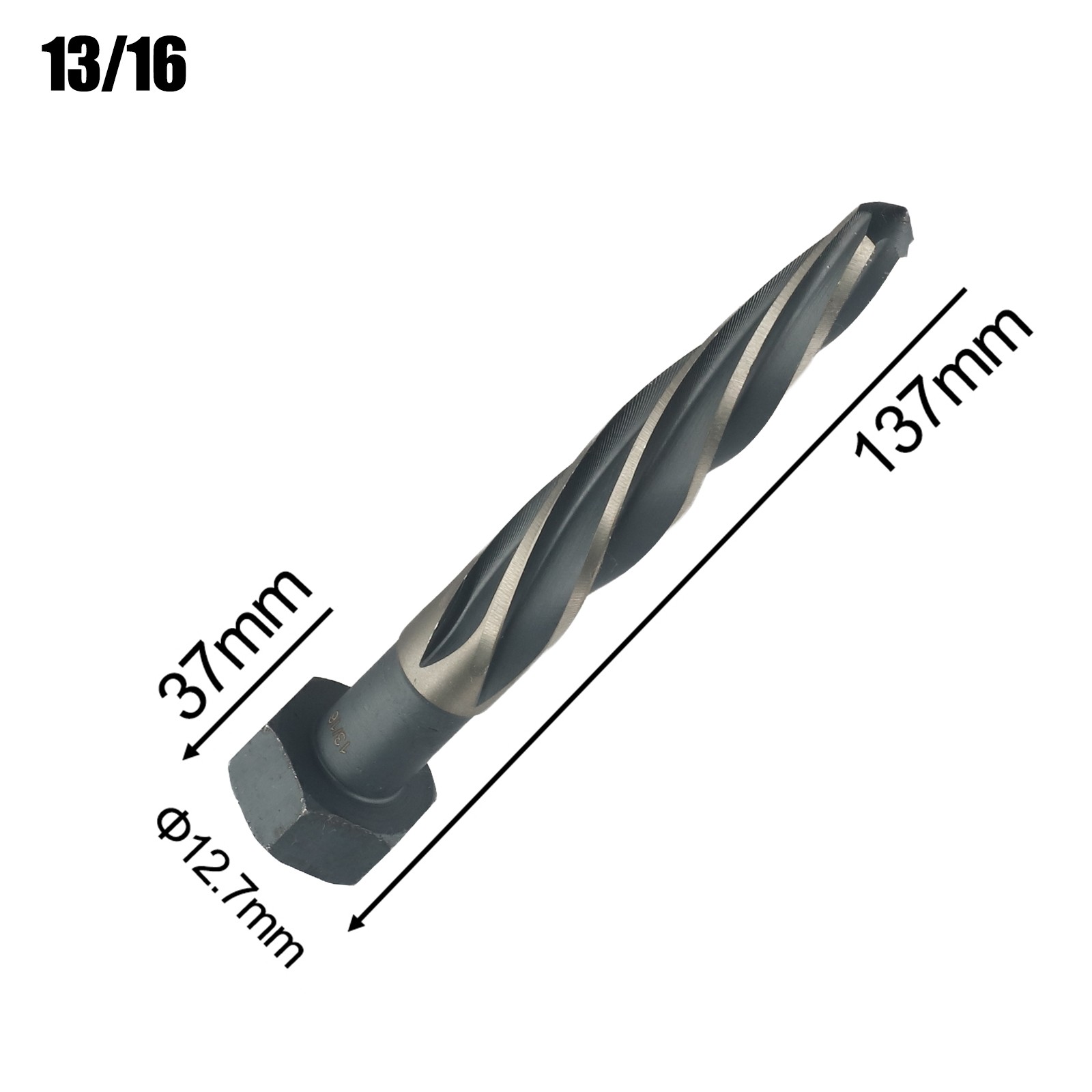 Bridge Reamer Bit with 12 Inch Spiral Flute for Metal Drilling boutiques and Reaming