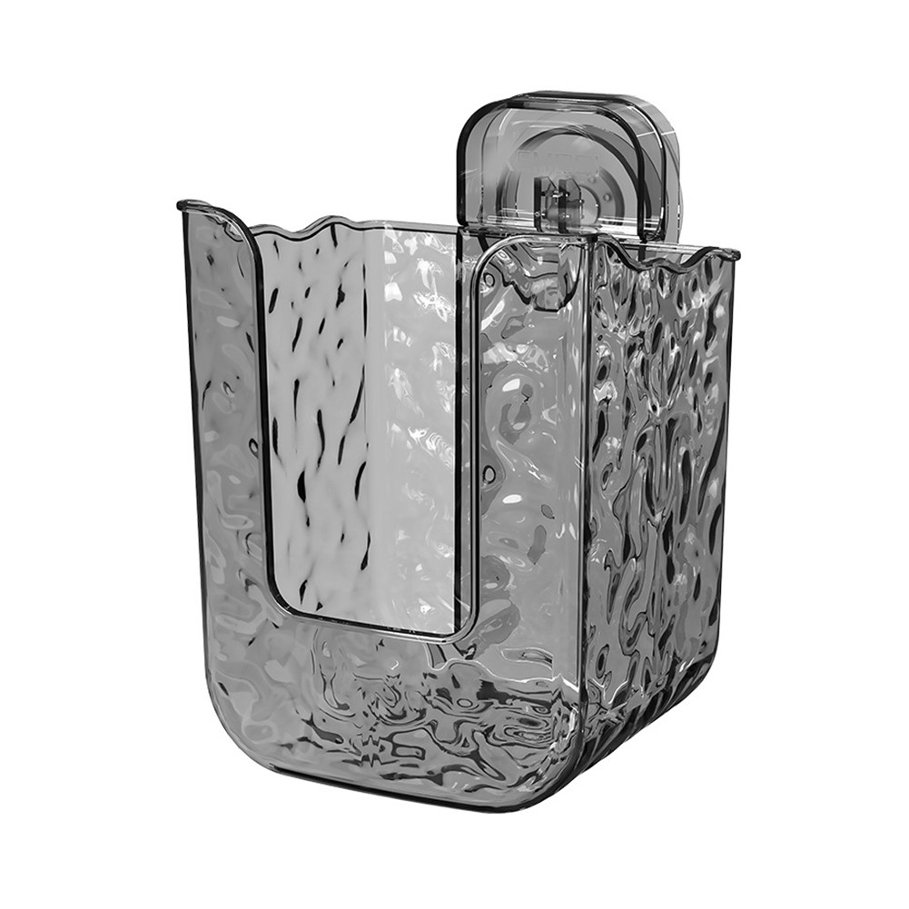 Wall Mounted Kitchen Wipes Organizer Easy to Insert Wipes Box Transparent Gray - Picture 37 of 43