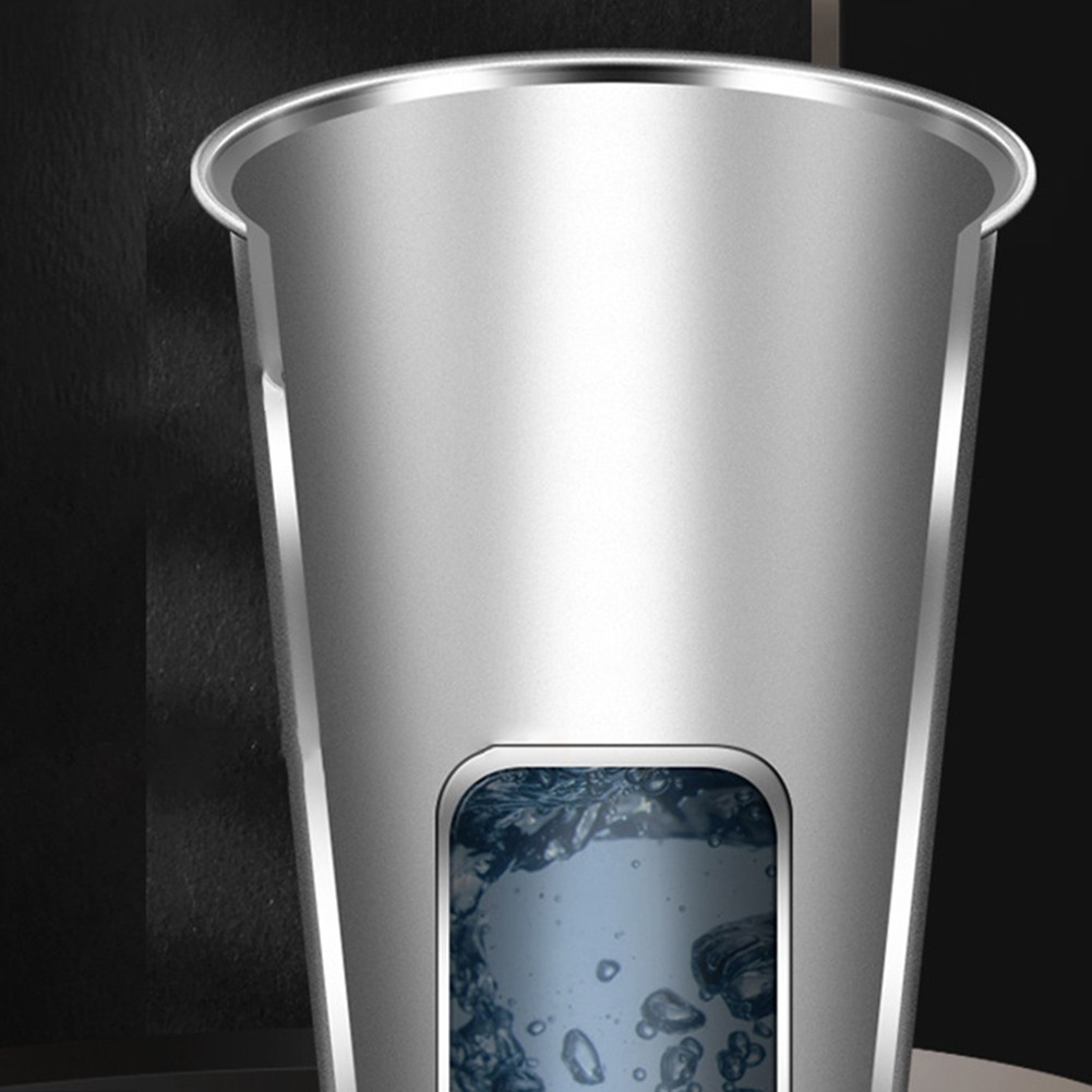 Leak proof Stainless Steel Travel Cup with Lid and Straw 400ml Capacity - Picture 21 of 24