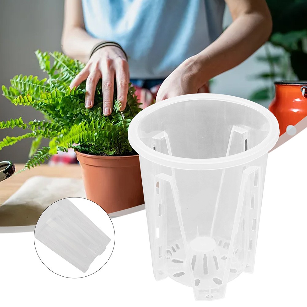 Pot d'orchid��es contr?le efficace des vente racines avec trous et maille design exqu