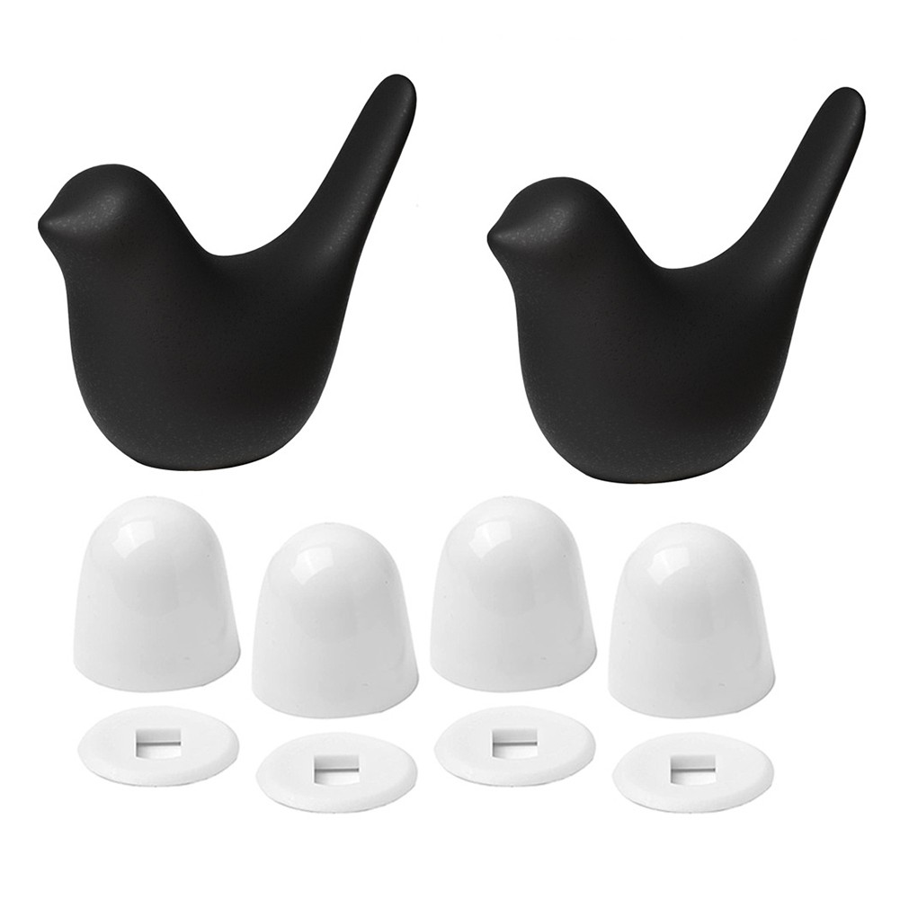 Unique Bathroom Decor featuring Porcelain Birds Toilet Bolt Covers Pack of 2