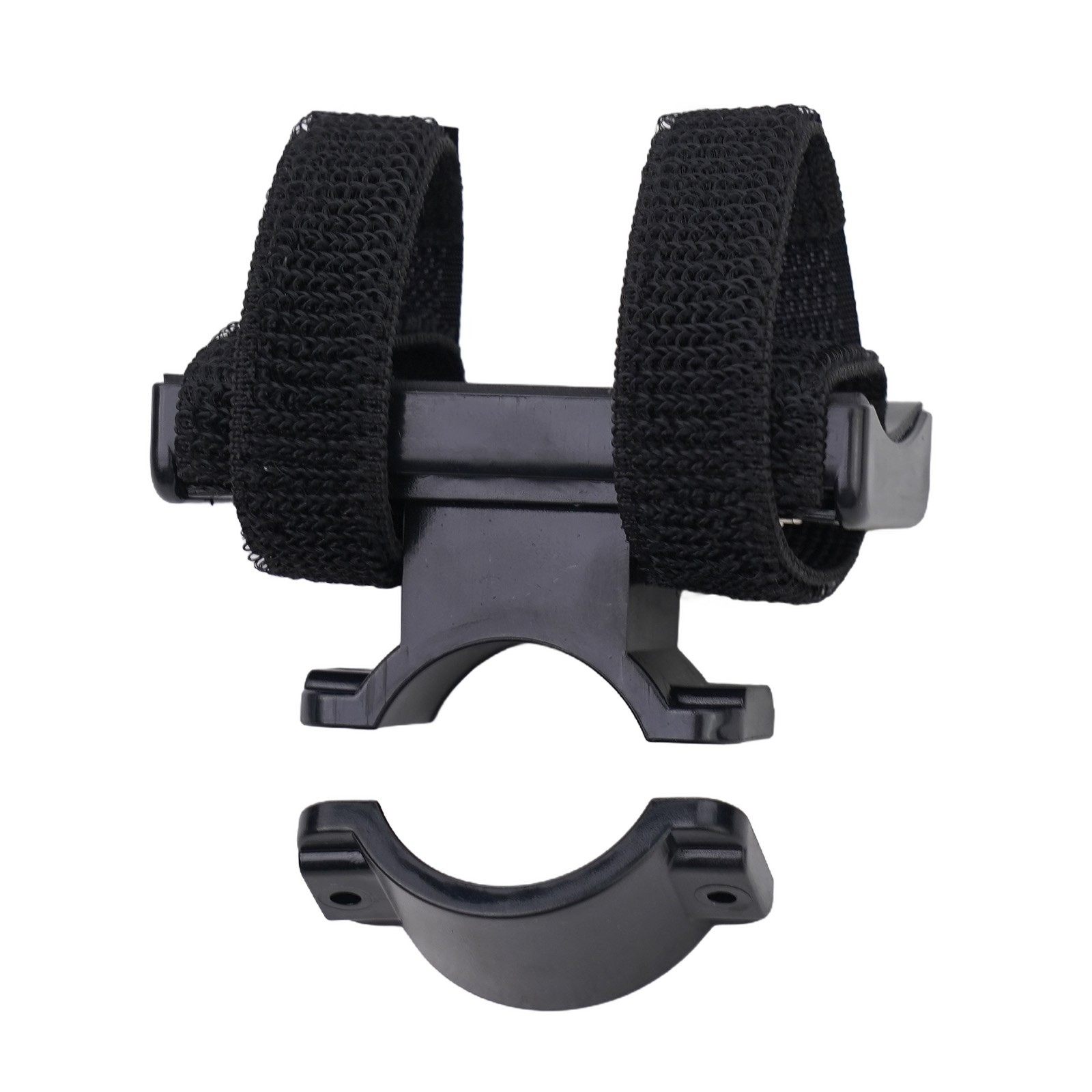 Support De Lumière Pour Vélo - Léger 60g - Dimensions 77x70 Mm - Noir ABS - Neuf