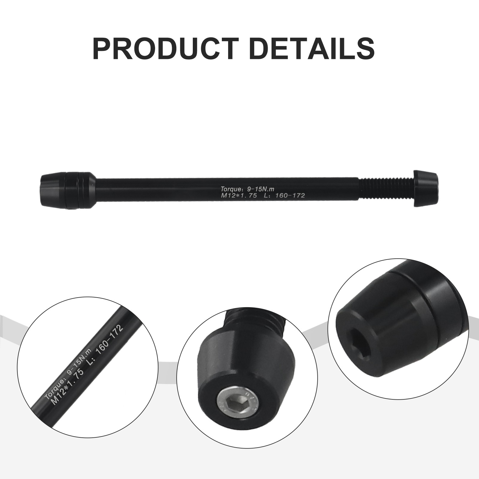 Bike Trainer Thru Axle Skewer Perfect for Indoor Training (70 characters)