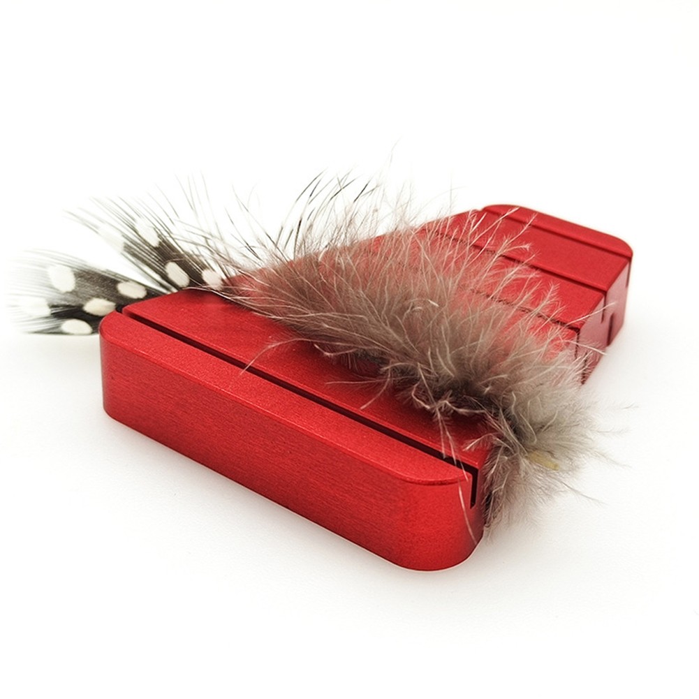 Essential Tool for Fly Tying CDC Dubbing Hackle Holder with Aluminum Frame