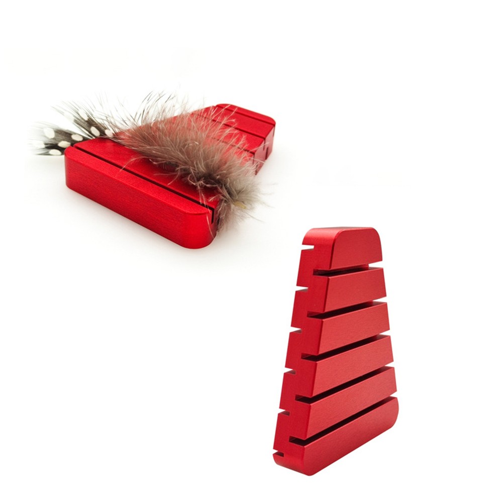 Essential Tool for Fly Tying CDC Dubbing Hackle Holder with Aluminum Frame