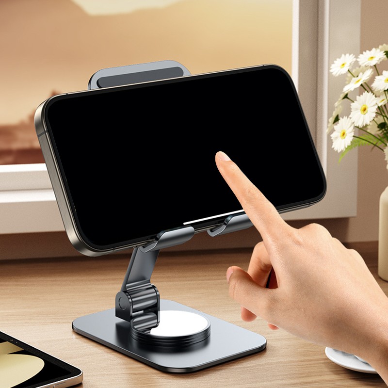 Support t��l��phone de bureau ergonomique pour Unihertz 8849 TANK 23 vision opti - Photo 3 sur 8