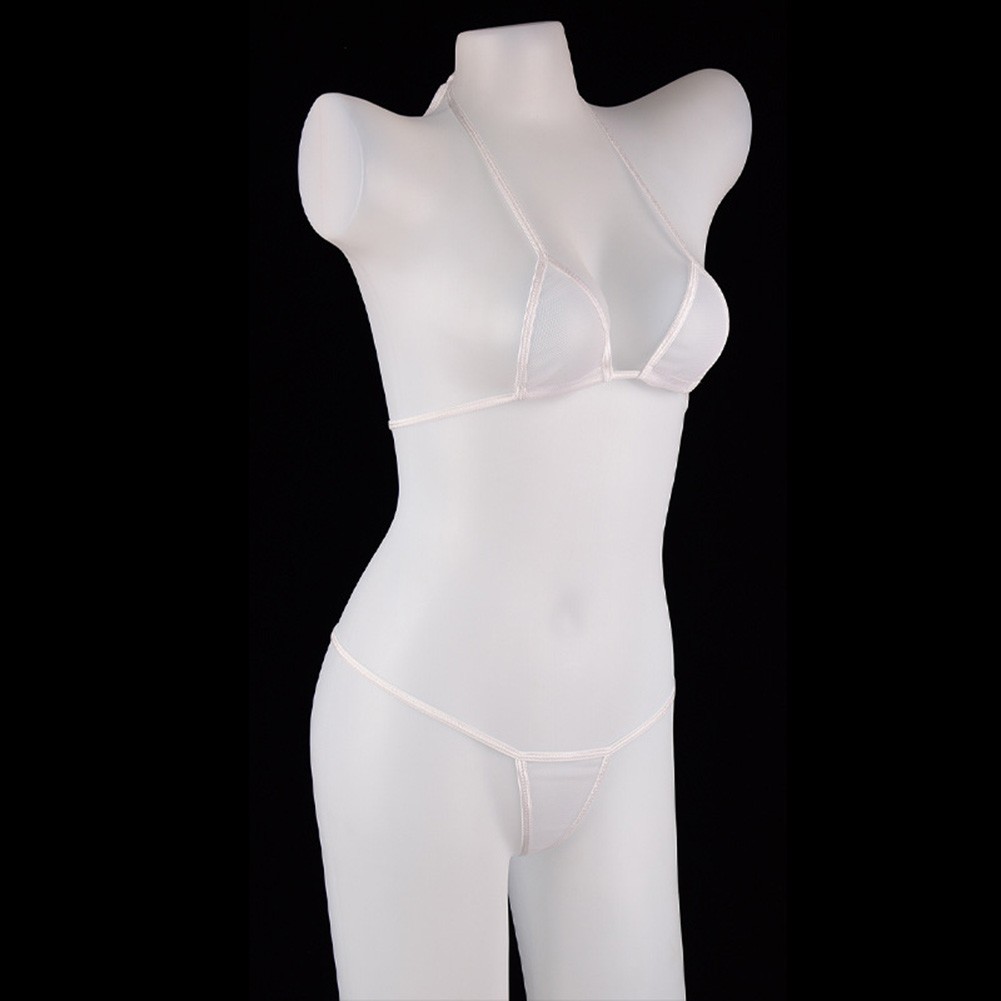 Ensemble maillot de bain à bretelles en maille pour femme maillot de bain officiel bikin
