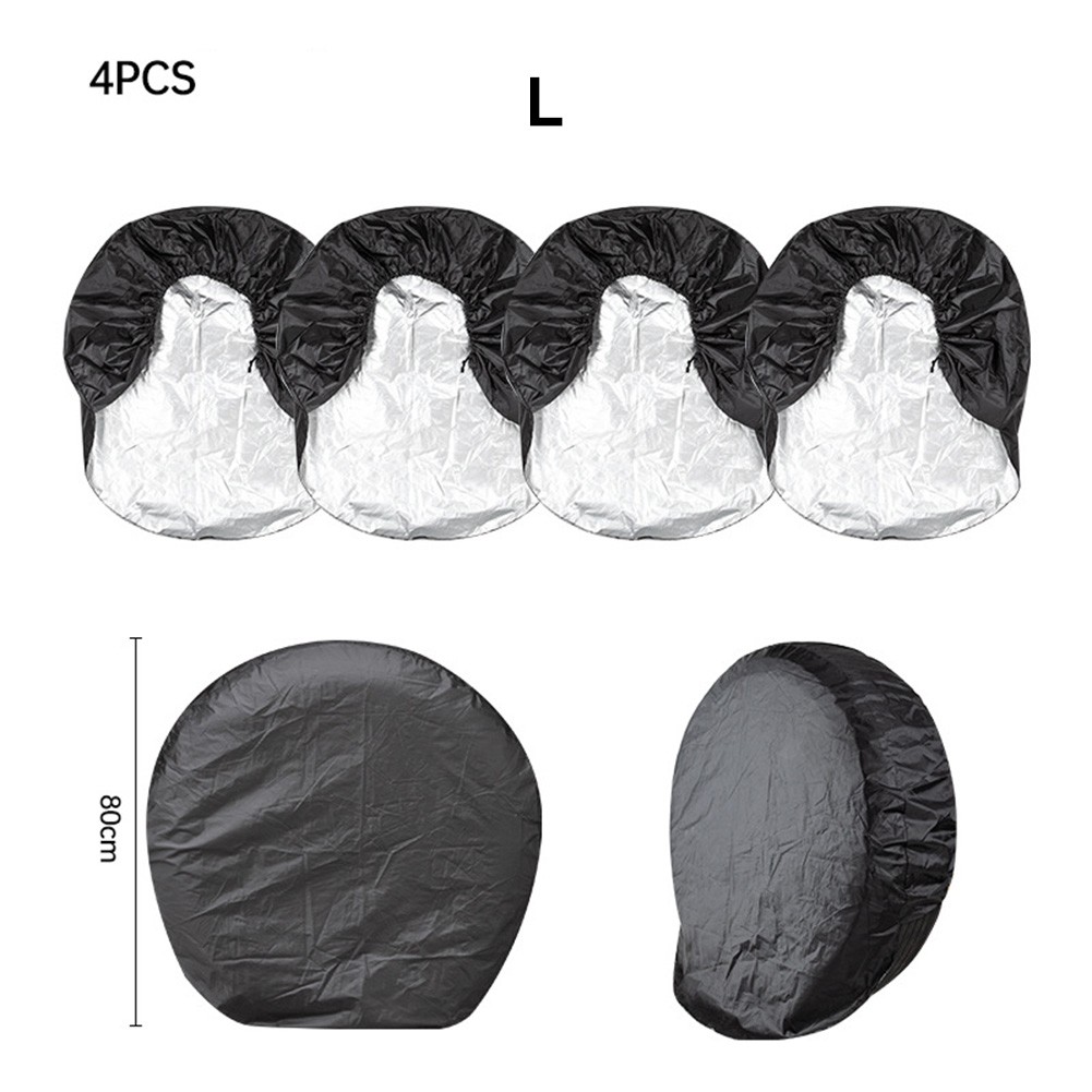 Sun proof and Water proof Car Tire Cover Set of 4 for Added Durability - Picture 21 of 22
