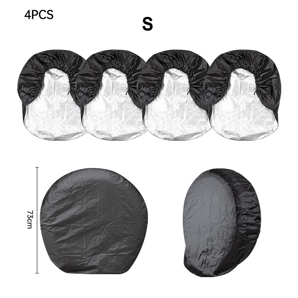 Sun proof and Water proof Car Tire Cover Set of 4 for Added Durability - Picture 19 of 22