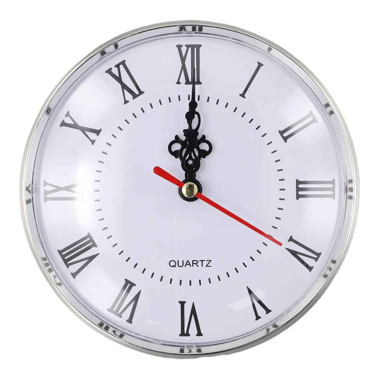 DIY 130MM Quartz Clock Insert Movement Roman Numeral Replacement Gold Silver - Picture 29 of 36
