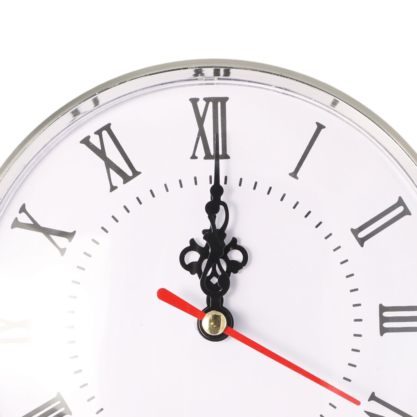 DIY 130MM Quartz Clock Insert Movement Roman Numeral Replacement Gold Silver - Picture 32 of 36