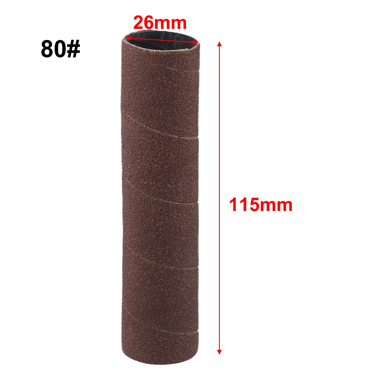 Professional Grade Sanding Drum Sleeves for Optimal Performance 80Grit