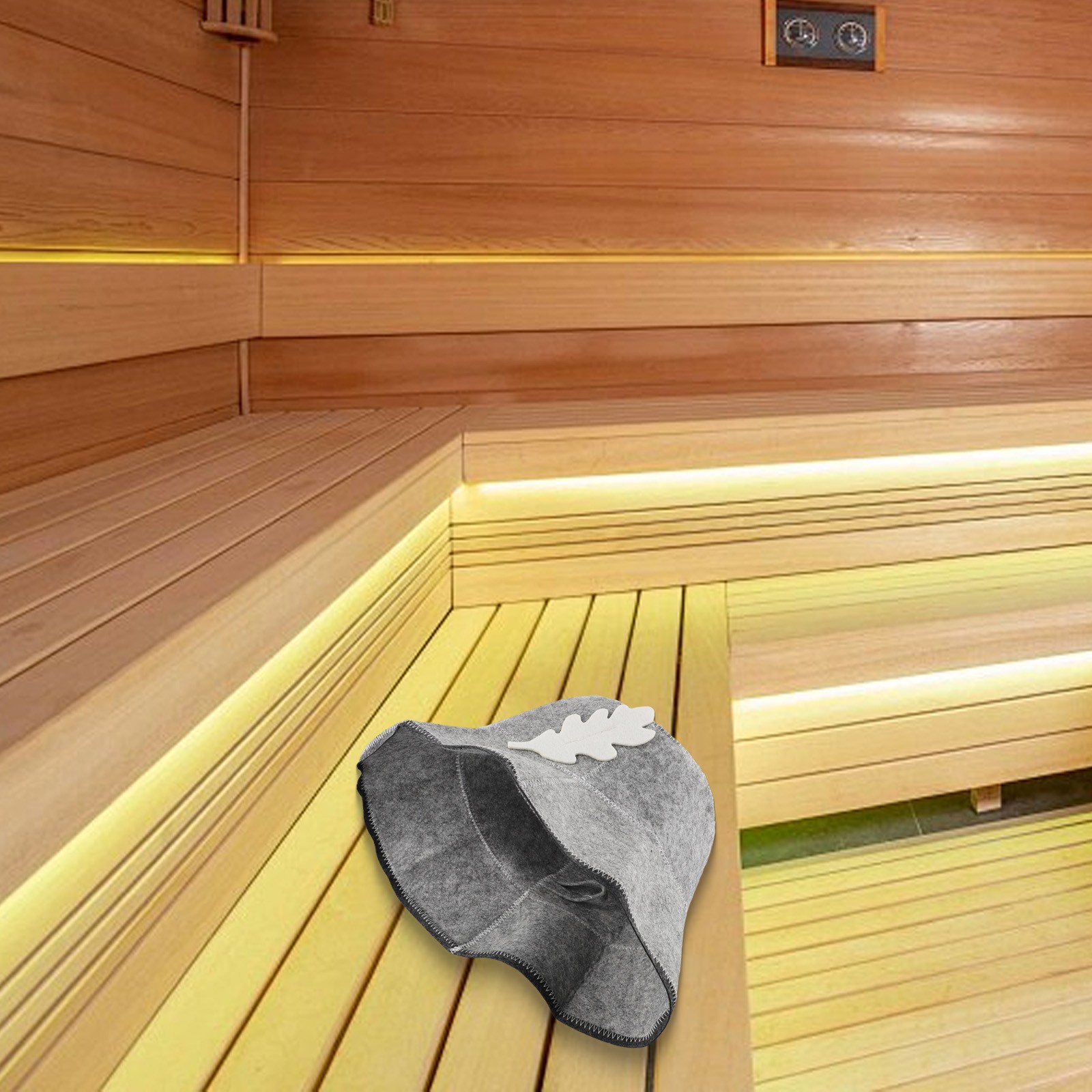 Felt Sauna Hat Size Water Absorption Complete Your Sauna Experience - Bild 41 von 48