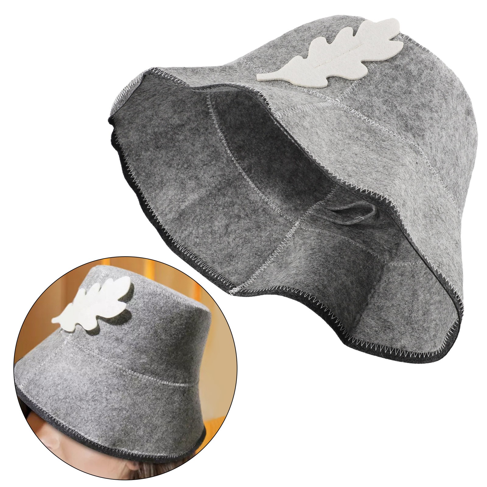 Felt Sauna Hat Size Water Absorption Complete Your Sauna Experience - Bild 38 von 48