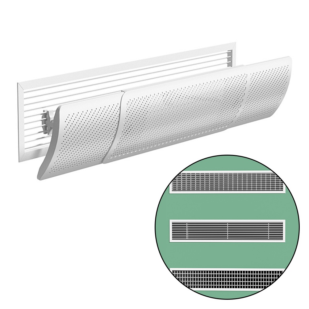 Topside & Ceiling Compatible AC Vent Deflector Fits Most Standard AC Vents - Picture 35 of 38