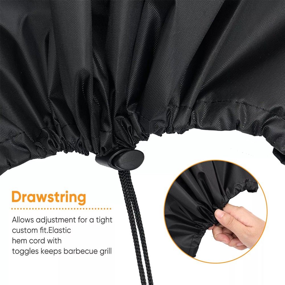 Heavy Duty Oxford Cloth Grill Cover Rainproof BBQ Protector for Weber Kettle - Picture 31 of 36
