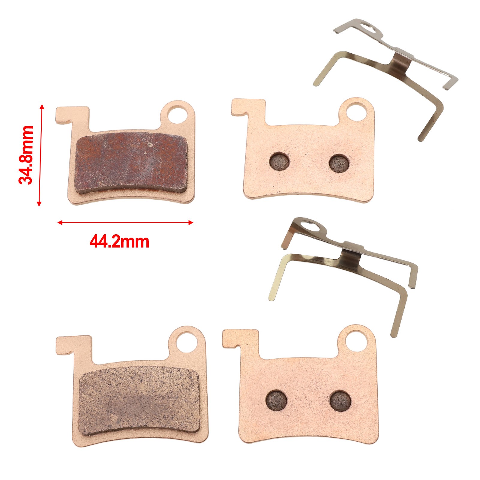 Brake Pads Disc Brake Pads High Copper Metal Outdoor 2pairs Folding Ebike - Picture 25 of 29