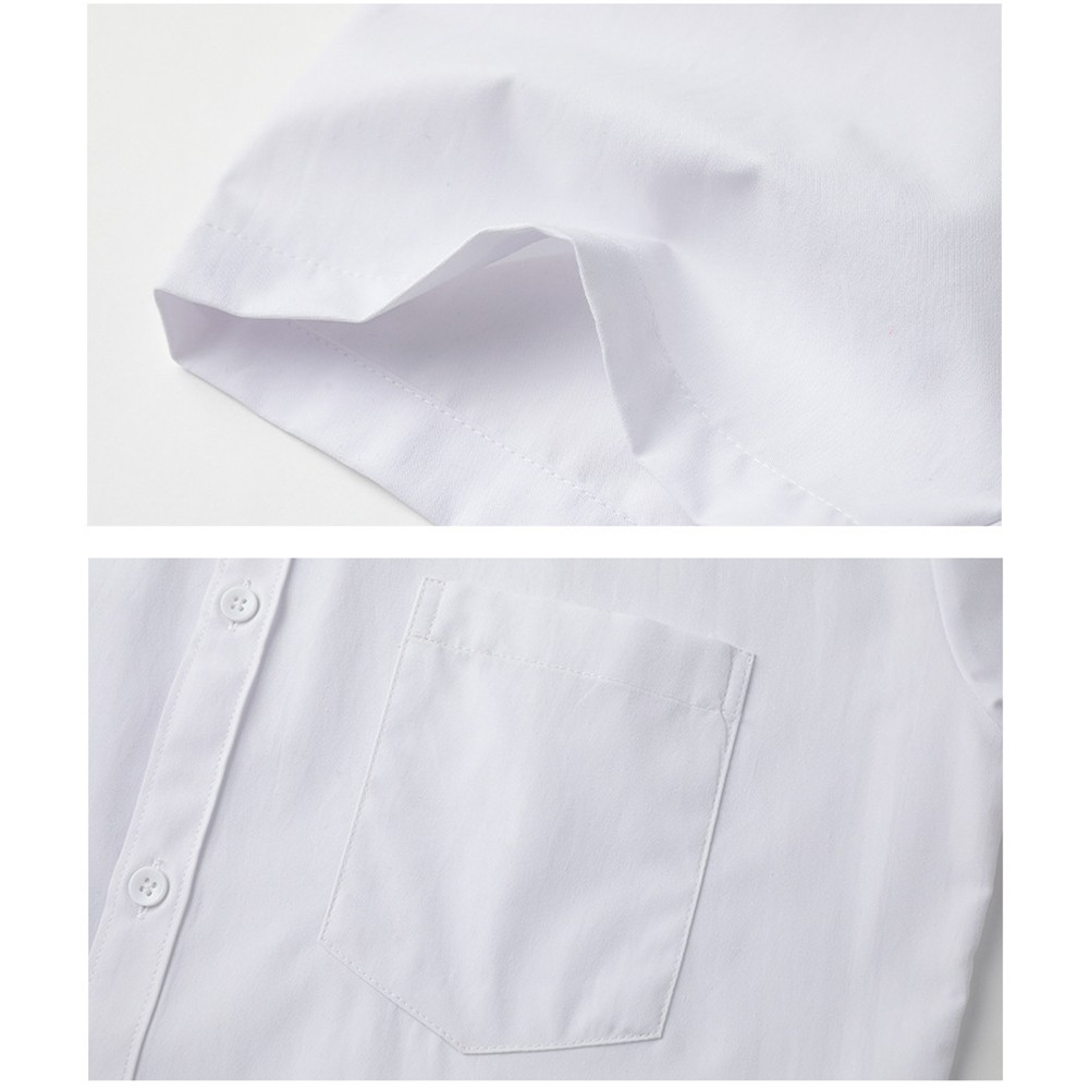 Sleek and Fashionable Men's Business Fashion Casual Shirt in Solid Colors - Picture 28 of 29