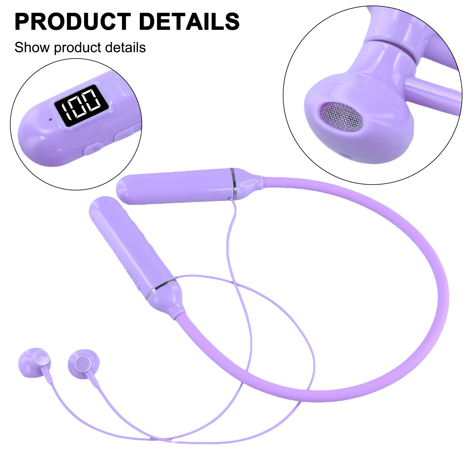 Comfortable Neckband Headset for Sports Running Enjoy Music While Active