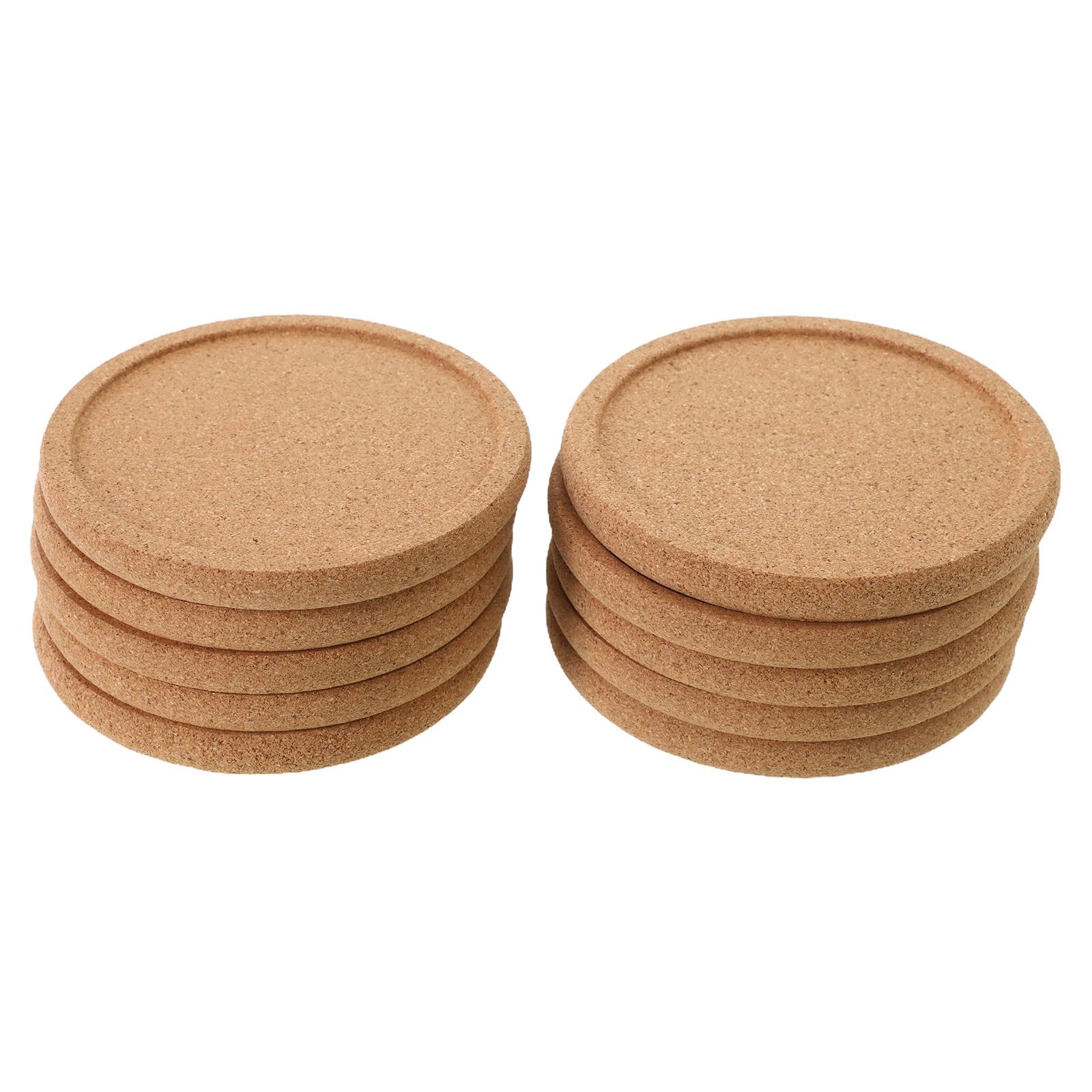 Protégez vos meubles avec tendance des sous-verres en liège dosette ronde en bois naturel