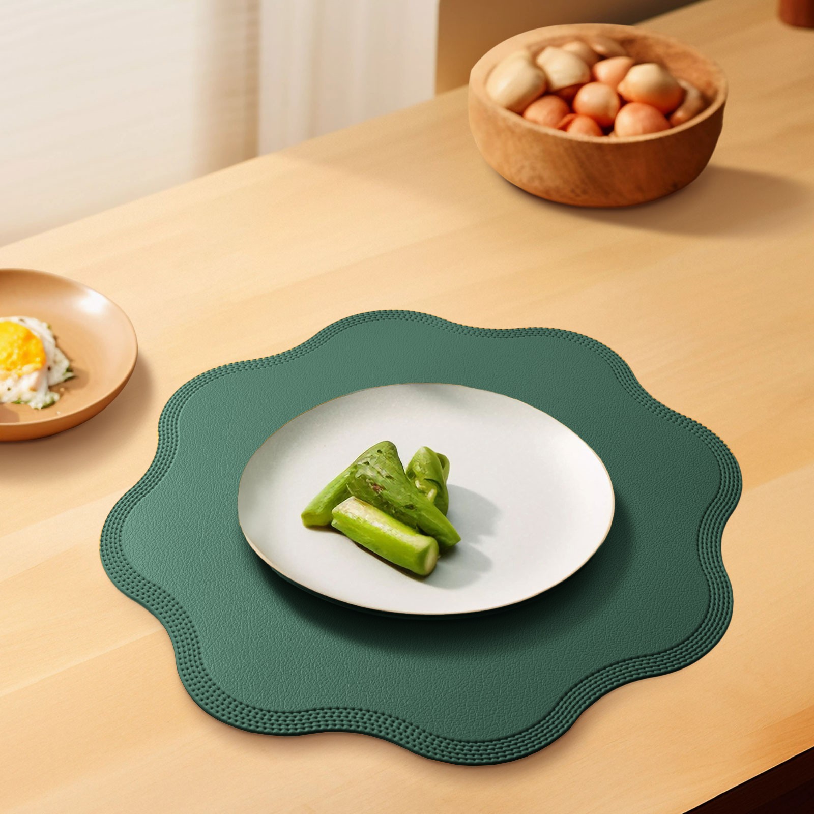 Sleek and Practical PVC Place Mats Set of 6 Heat Resistant Easy to Clean - Picture 57 of 69