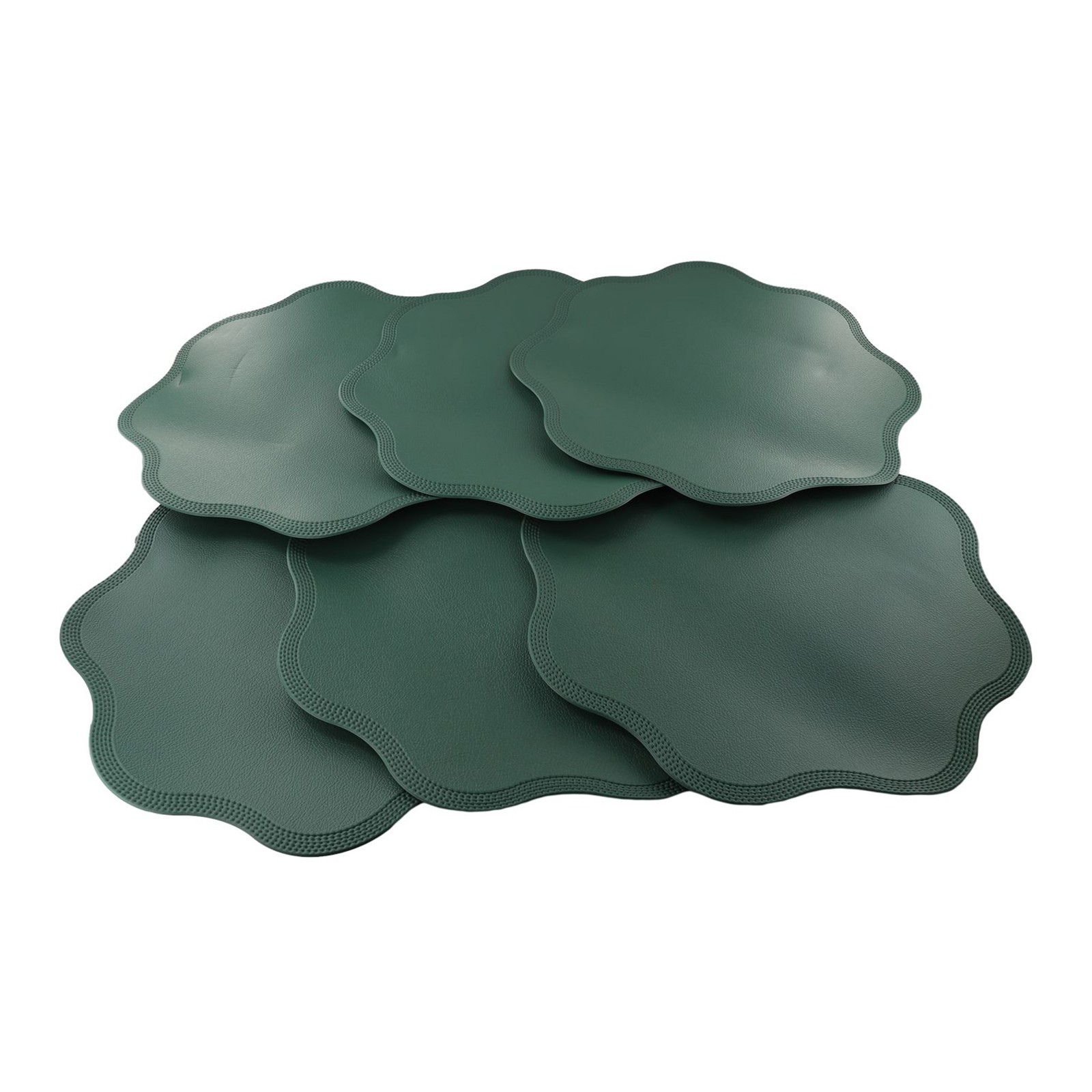 Sleek and Practical PVC Place Mats Set of 6 Heat Resistant Easy to Clean - Picture 53 of 69