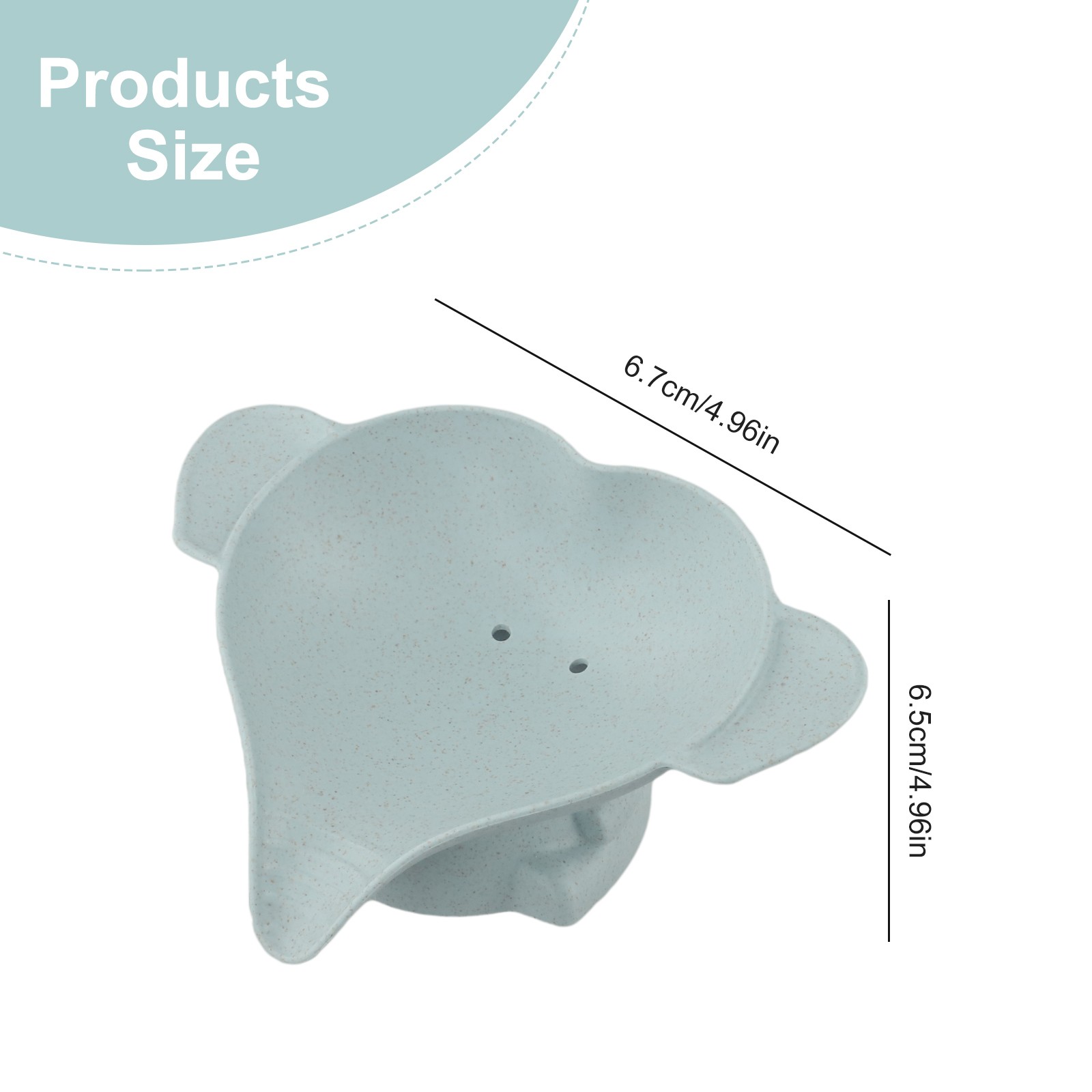 Creative Elephant Soap Box for Bathroom Accessories Cute and Waterproof