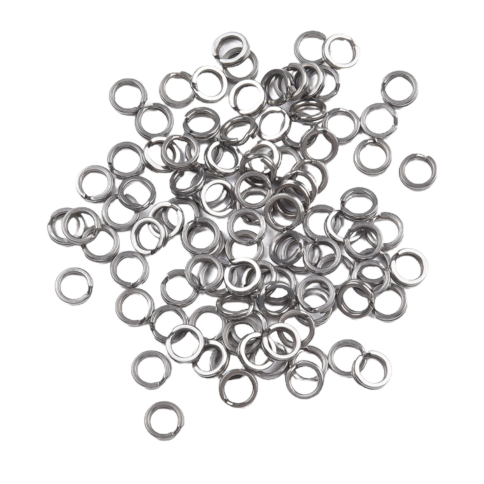 100x Stainless Steel Bait Ring Bait Hook Connector O-Ring Fishing Gear Accessory - Picture 60 of 71