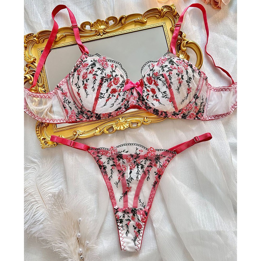 Romantische Fee Damen Sexy Dessous Exotische Sets Durchsichtig Spitze Unterwäsc - Picture 17 of 31