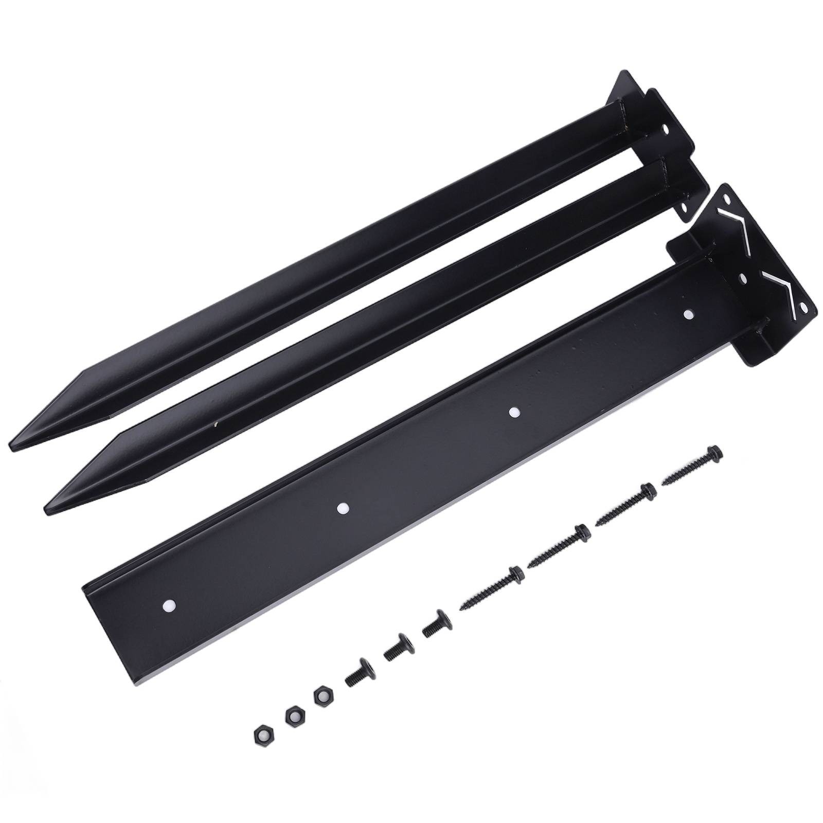 Reliable Support for Inclined or Rotten Wooden Fence Posts Anchor Repair Kit - Picture 19 of 34