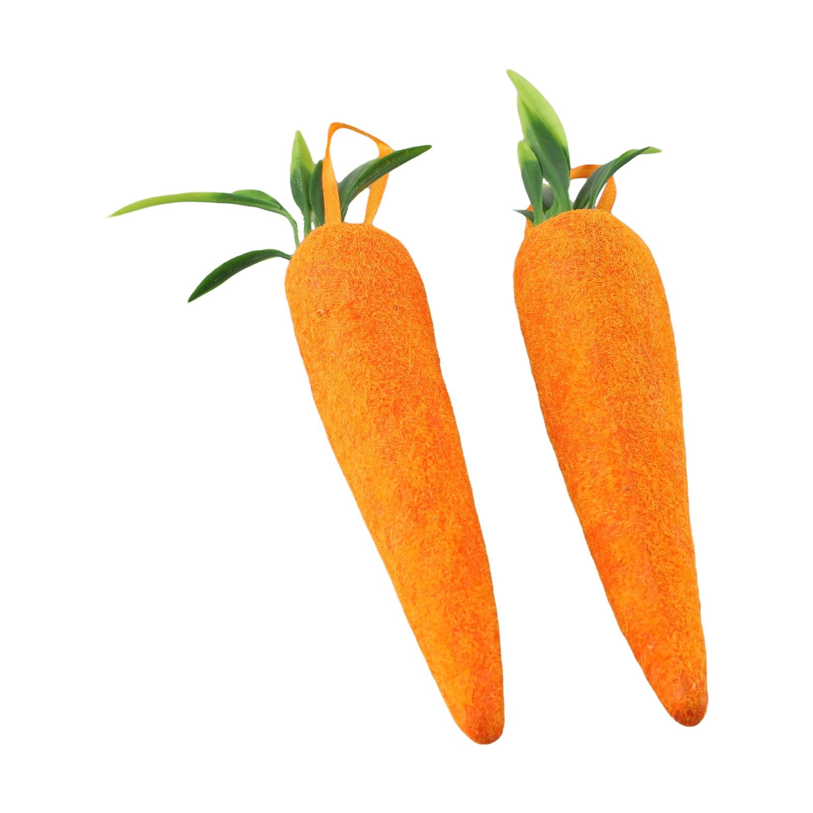 Artificial Carrot Orange Vegetables Faux Carrots for Home Decor Pack of 2 - Picture 36 of 48