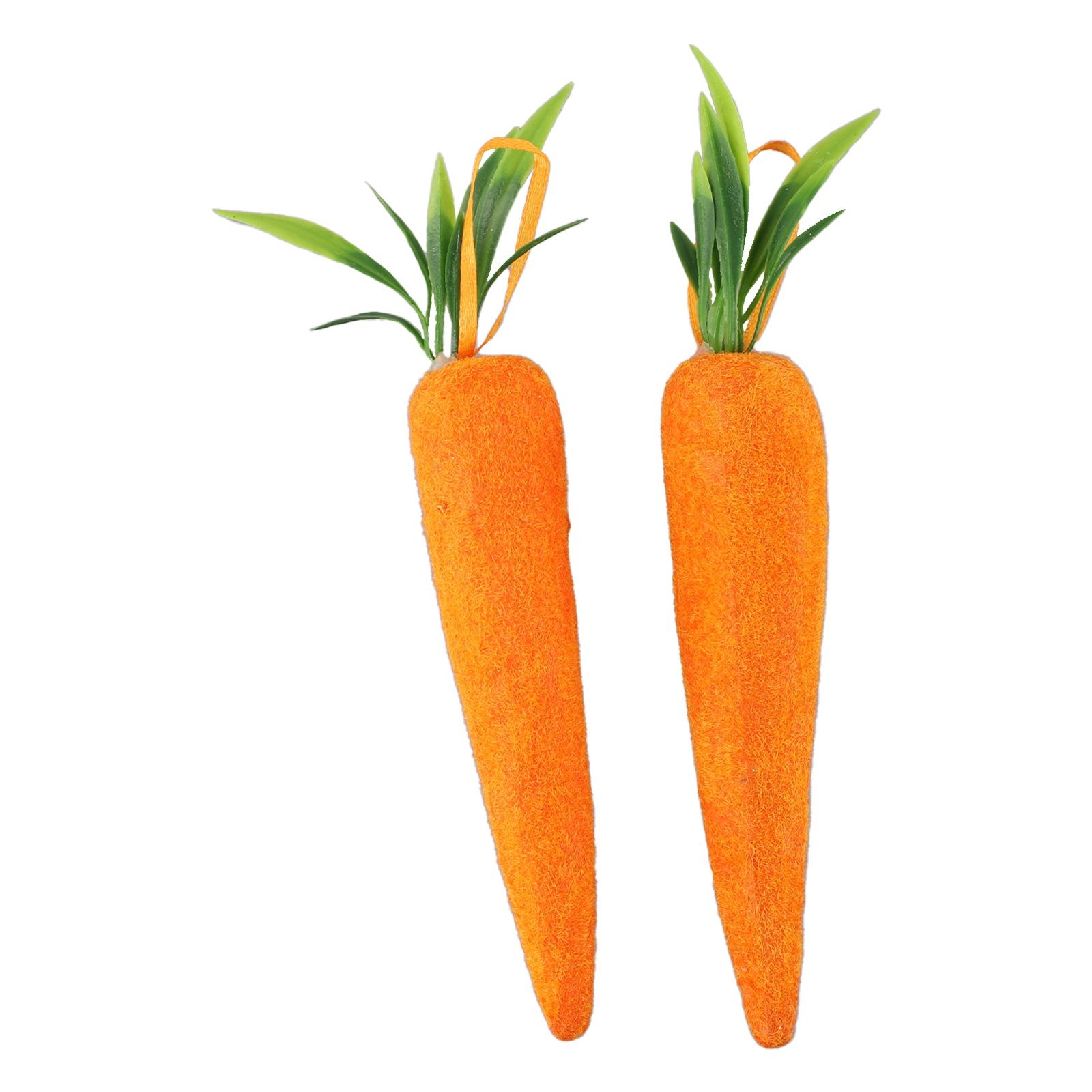 Artificial Carrot Orange Vegetables Faux Carrots for Home Decor Pack of 2 - Picture 31 of 48