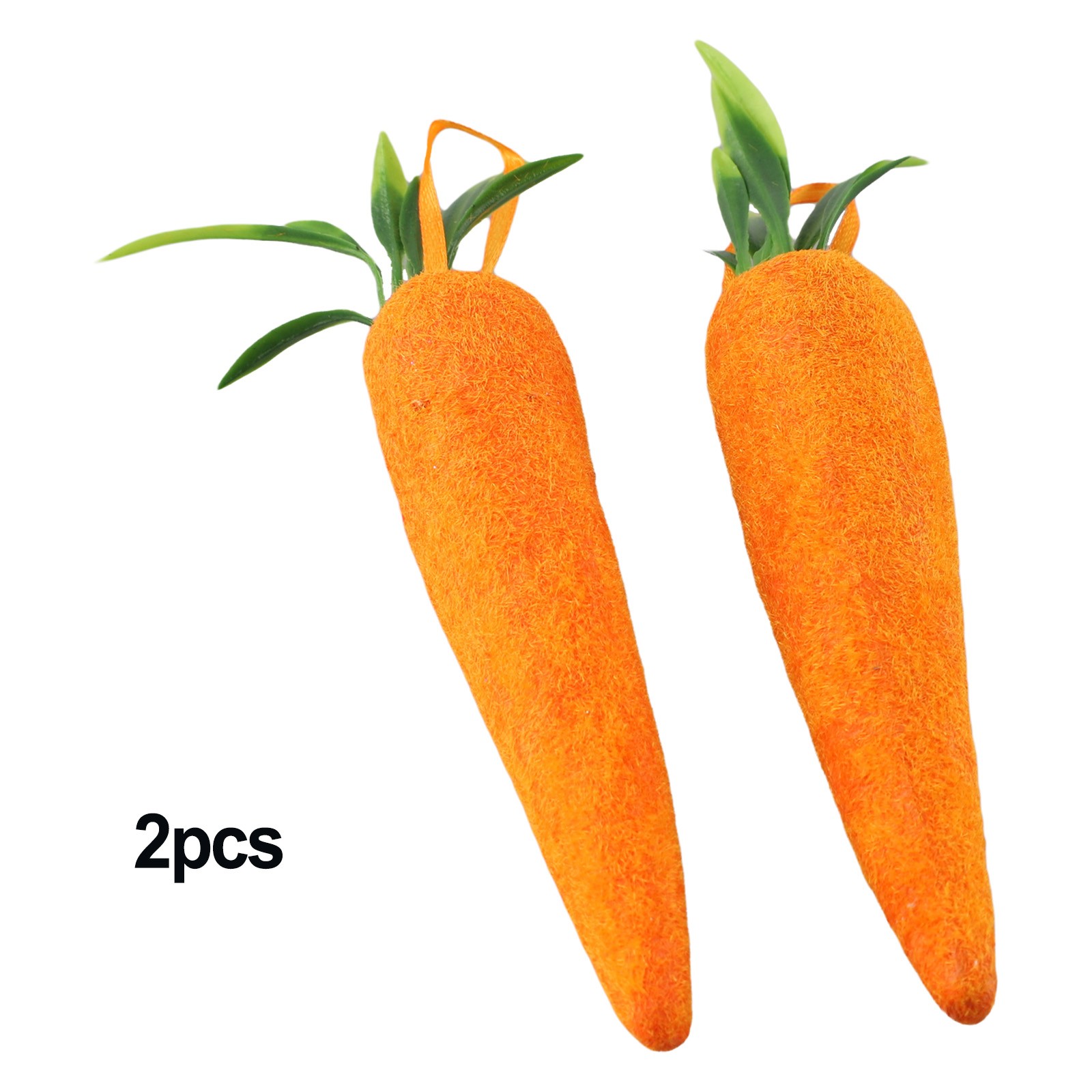 Artificial Carrot Orange Vegetables Faux Carrots for Home Decor Pack of 2 - Picture 29 of 48