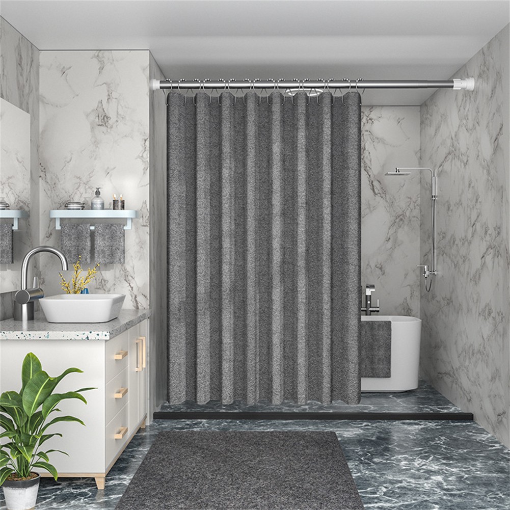 Heavy Duty Shower Curtain Liner Prevents Water Soaking Stylish Design 71x71inch - Bild 22 von 27