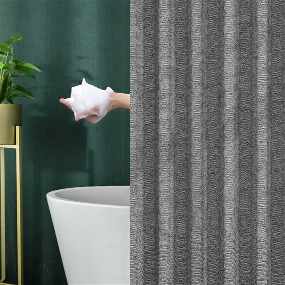 Heavy Duty Shower Curtain Liner Prevents Water Soaking Stylish Design 71x71inch - Bild 23 von 27