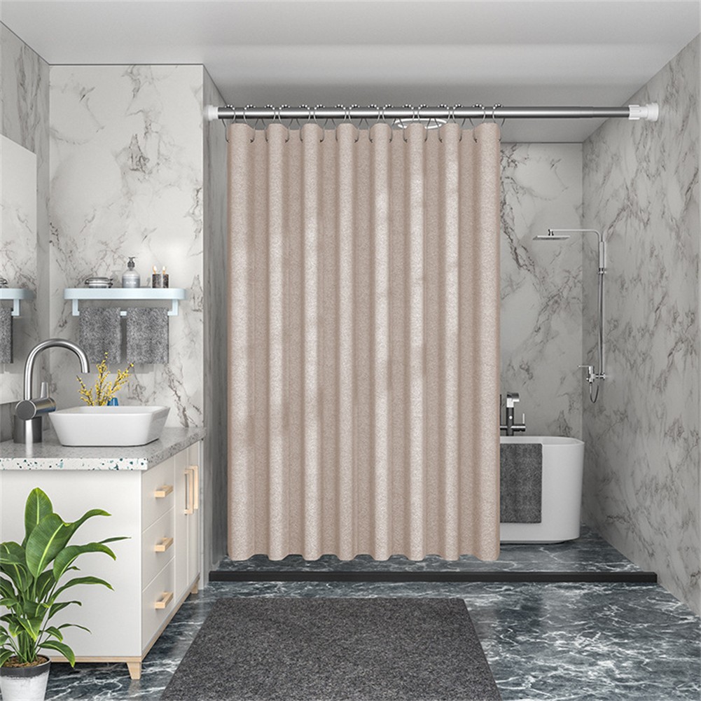 Heavy Duty Shower Curtain Liner Prevents Water Soaking Stylish Design 71x71inch - Bild 25 von 27