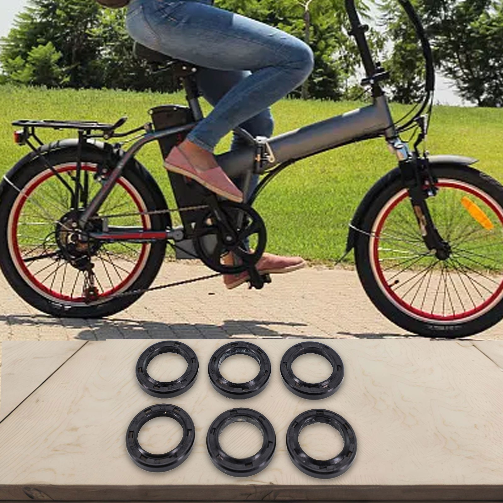 Upgrade your electric wheel hub with these 6PCS motor water seals and oil seals - Imagen 30 de 48
