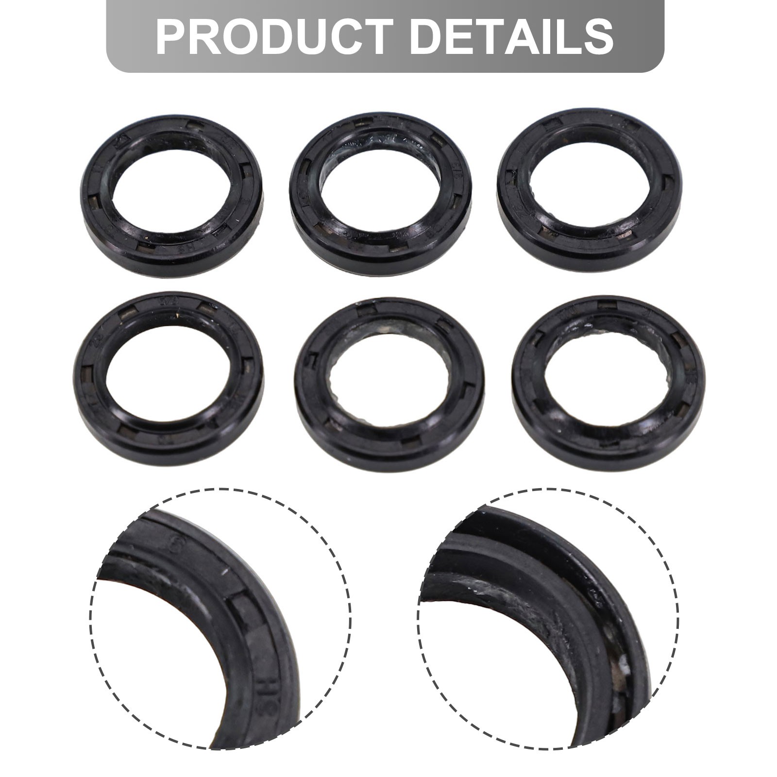 Upgrade your electric wheel hub with these 6PCS motor water seals and oil seals - Imagen 29 de 48