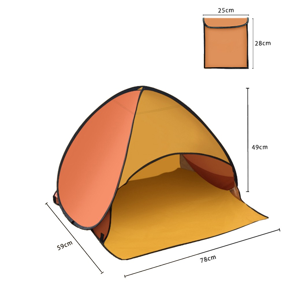 Portable Lightweight Beach Tent Sun Shade Canopy for Camping Easy Setup - Picture 41 of 43