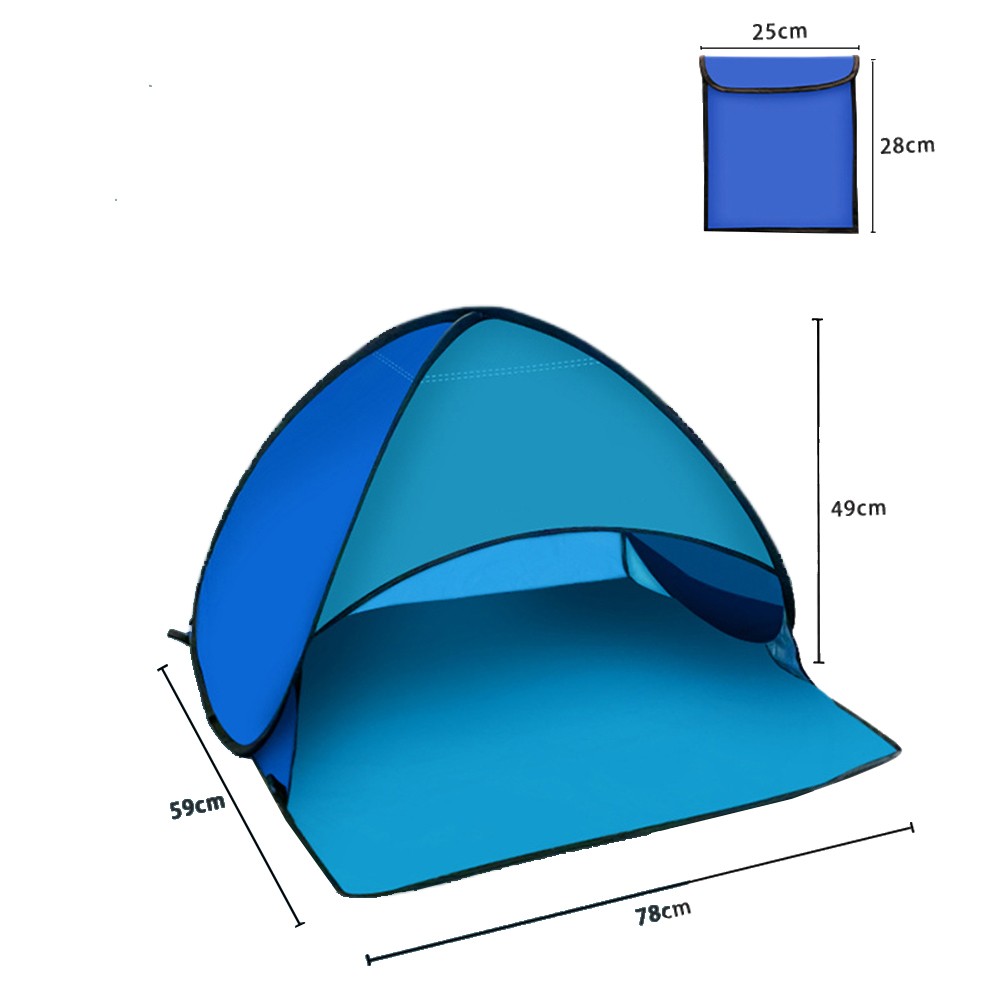 Portable Lightweight Beach Tent Sun Shade Canopy for Camping Easy Setup - Picture 24 of 43