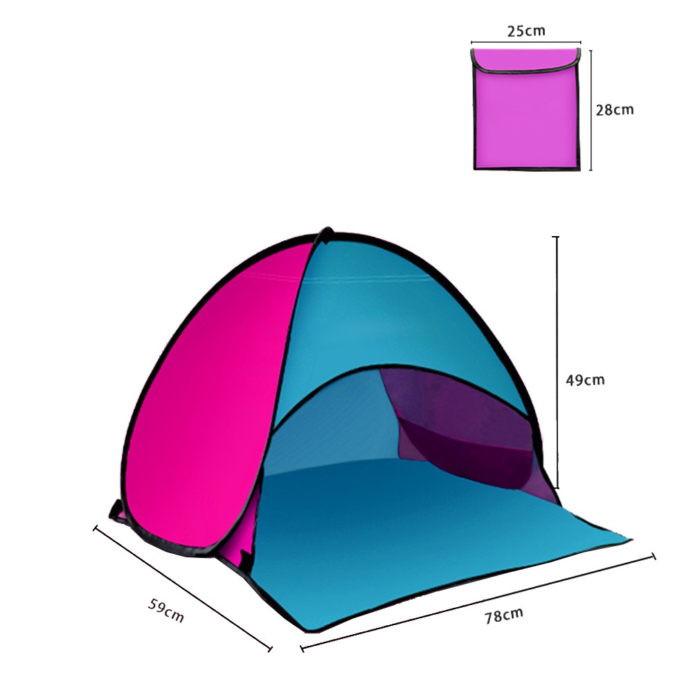 Portable Lightweight Beach Tent Sun Shade Canopy for Camping Easy Setup - Picture 29 of 43