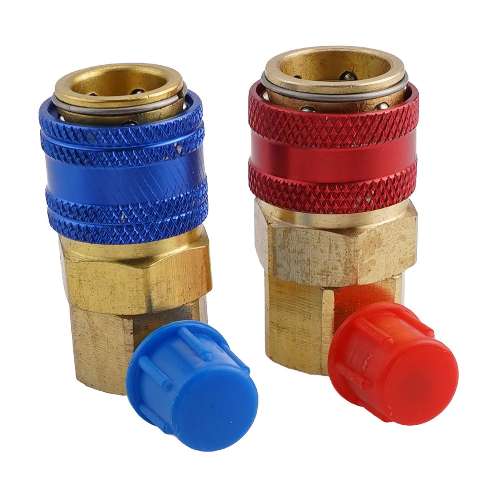 R134A Quick Connector Adapter Coupler Auto A/C Manifold Gauge Low High AC HVAC - Picture 4 of 16