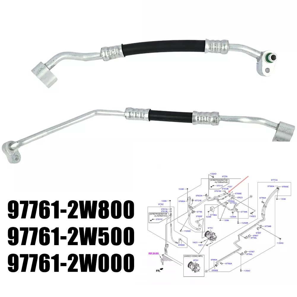 Easily Installed Front AC Line Tubing for Hyundai For Santa Fe Sports 13 18 - Picture 8 of 12