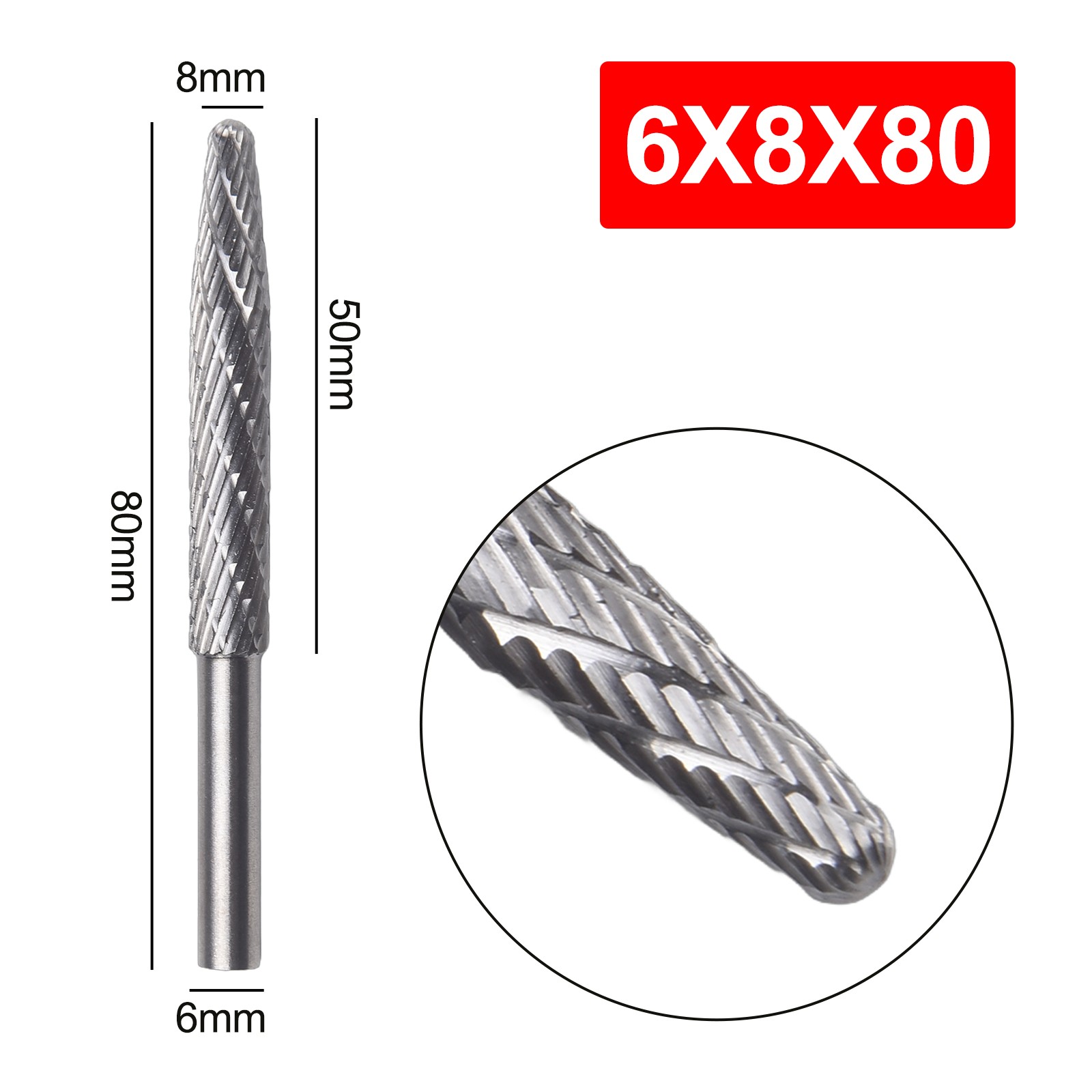 Long Lasting Wood Carving Rotary Burr Tool High Speed Steel Construction - Picture 69 of 70