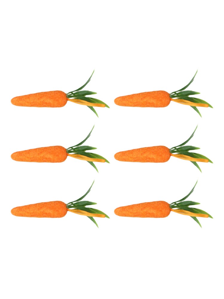 Artificial Carrot Orange Vegetables Faux Carrots for Home Decor Pack of 2 - Picture 46 of 48