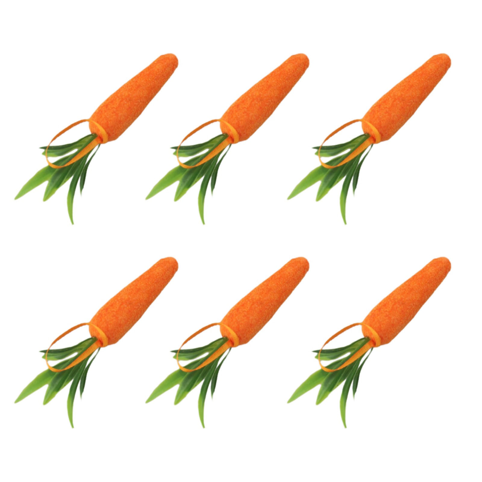 Artificial Carrot Orange Vegetables Faux Carrots for Home Decor Pack of 2 - Picture 45 of 48