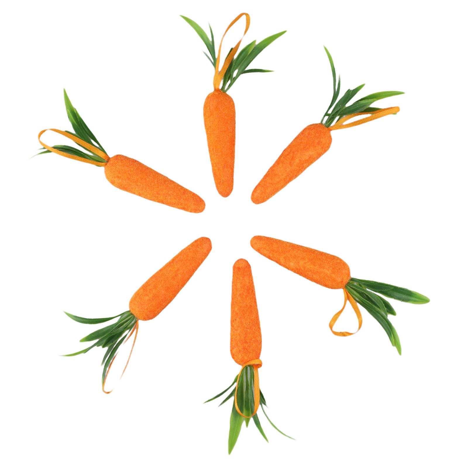 Artificial Carrot Orange Vegetables Faux Carrots for Home Decor Pack of 2 - Picture 38 of 48